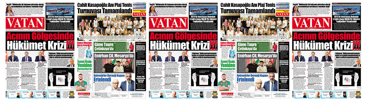 VATAN Manşet - 3 Eylül 2026