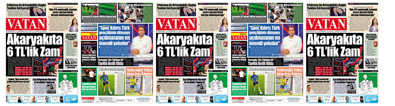 VATAN Manşet - 17 Eylül 2026