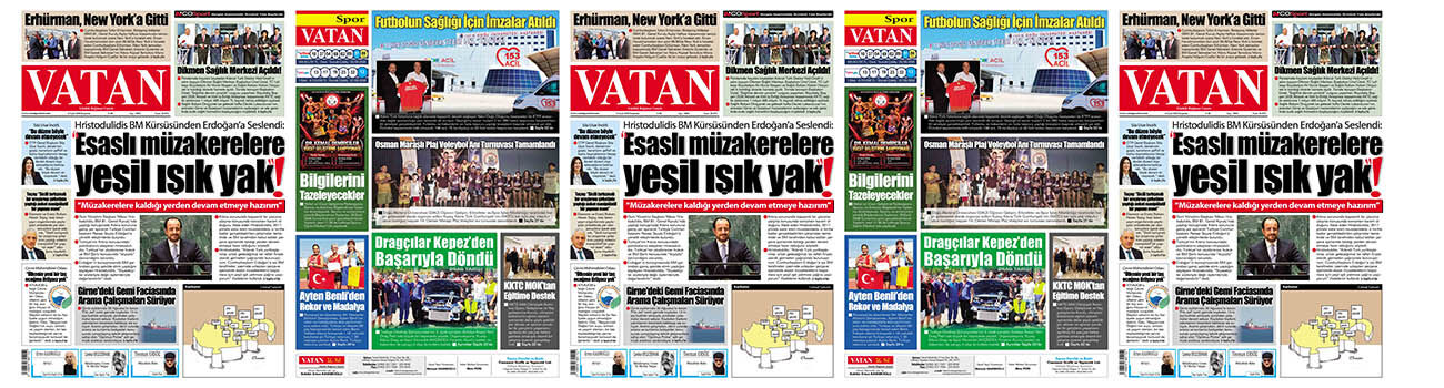 VATAN Manşet - 24 Eylül 2026