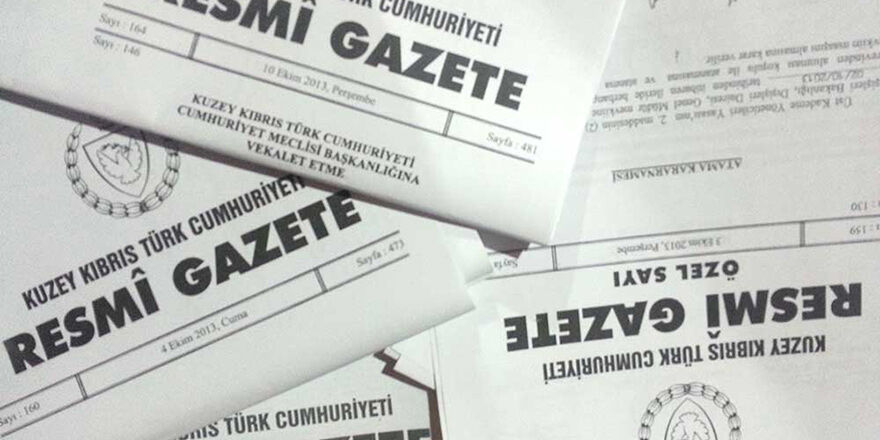 Sekiz yasa gücünde kararname Resmi Gazete’de yayımlandı