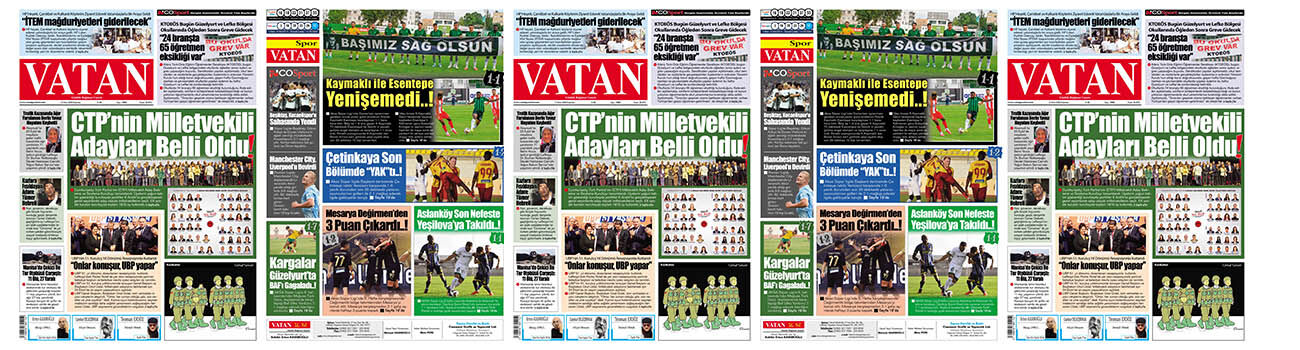 VATAN Manşet - 12 Ekim 2026