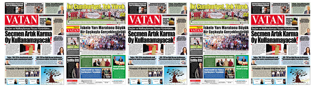 VATAN Manşet - 2 Ekim 2026
