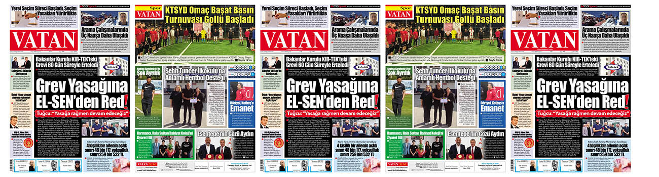 VATAN Manşet - 8  Ekim 2026