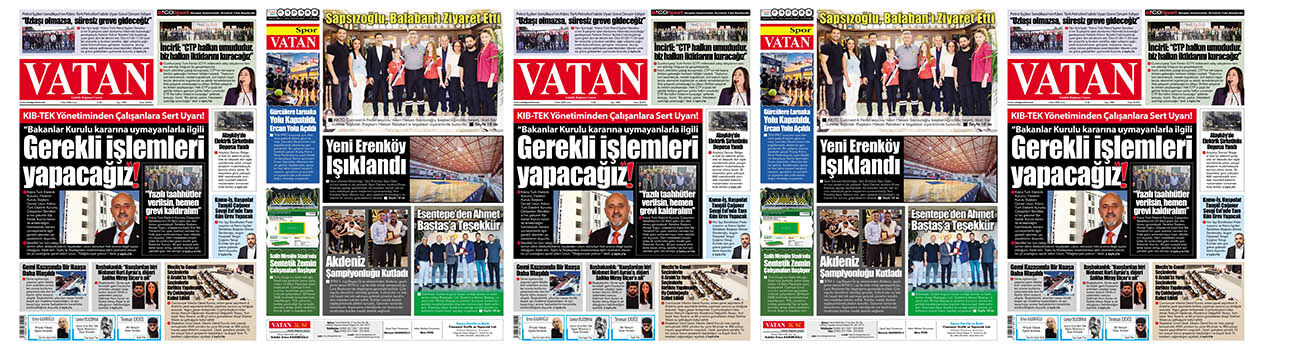 VATAN Manşet - 9 Ekim 2026