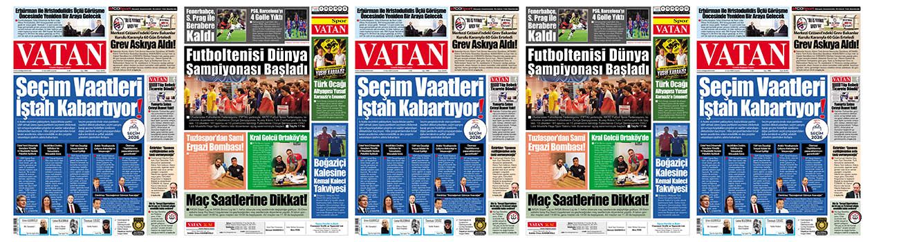 VATAN Manşet - 21 Ekim 2026