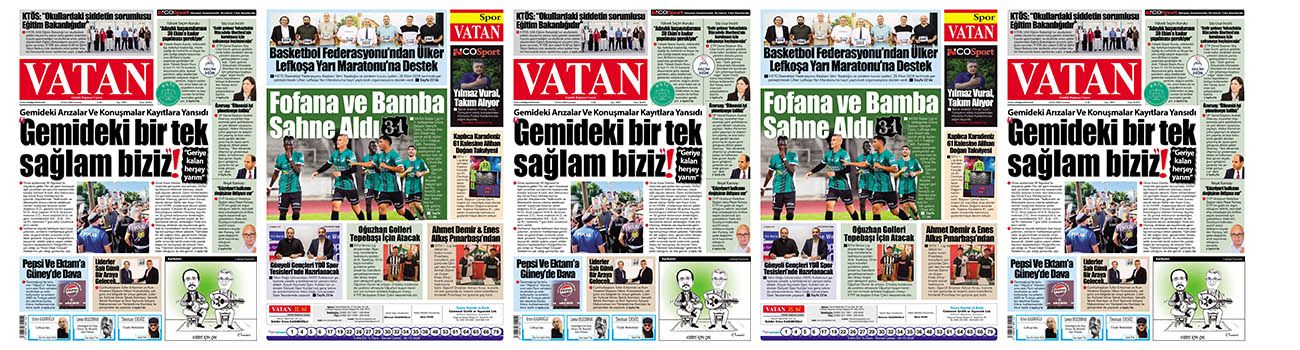 VATAN Manşet - 24 Ekim 2026