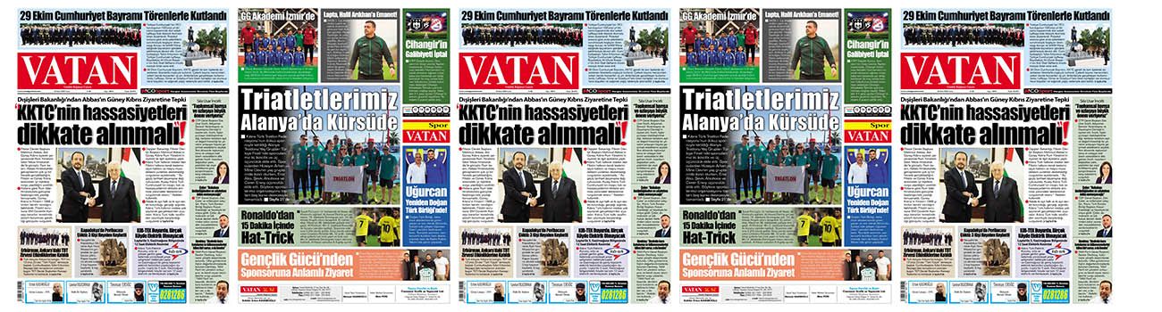 VATAN Manşet - 30 Ekim 2026