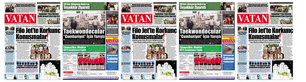 VATAN Manşet - 31 Ekim 2026