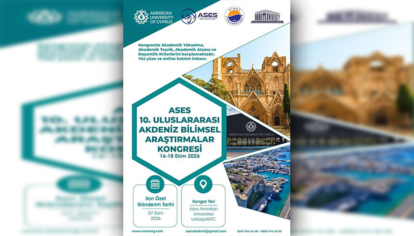 KAÜ’nün ev sahipliğinde, ASES 10. Uluslararası Akdeniz Bilimsel Araştırmalar Kongresi yapılıyor