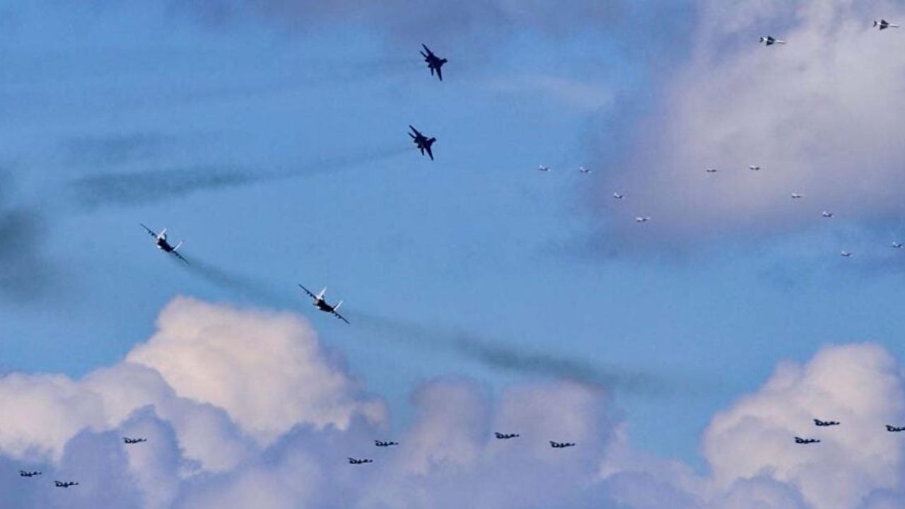 Güney Kore savaş uçakları acil havalandı