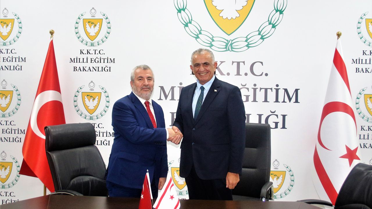 Milli Eğitim Bakanı Çavuşoğlu, ÖSYM Başkanı Ersoy'u kabul etti