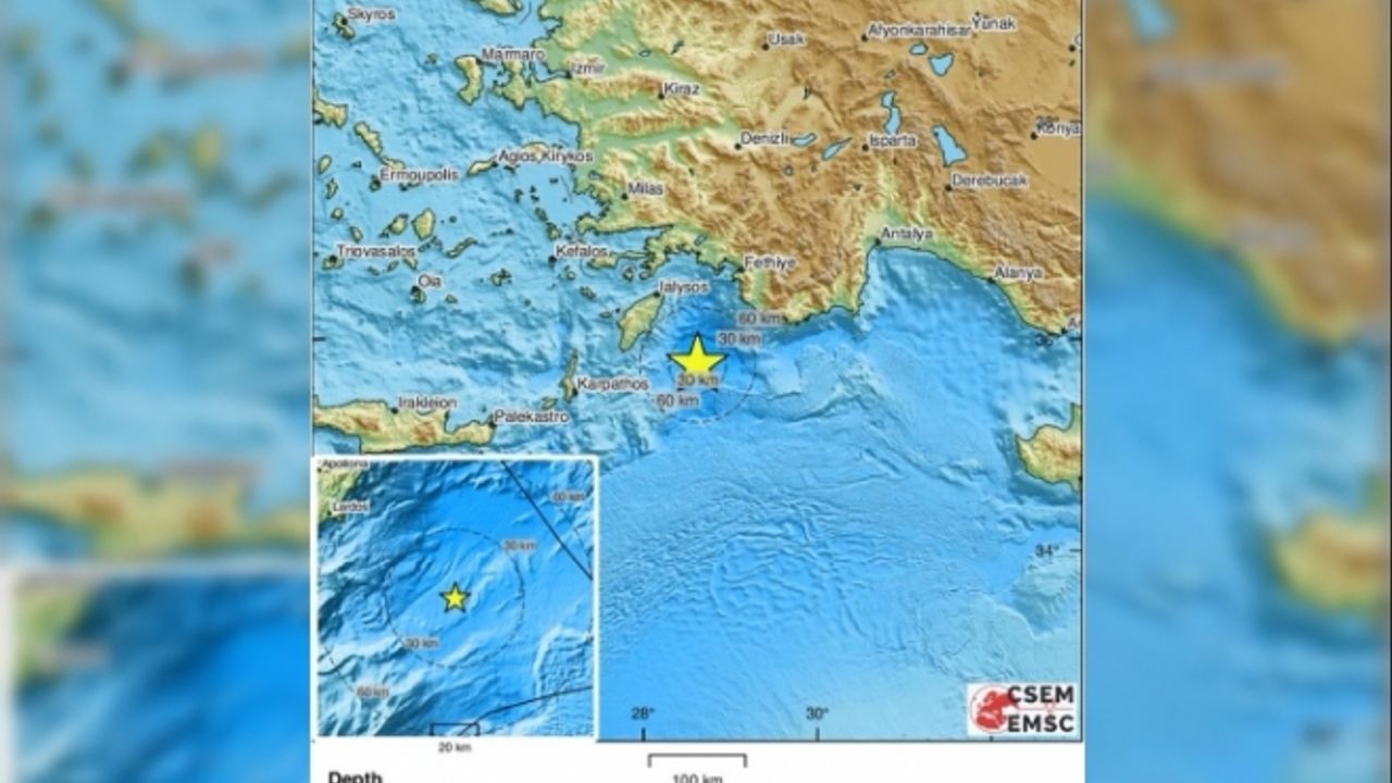 Fethiye açıklarındaki deprem Kıbrıs'ta da hissedildi