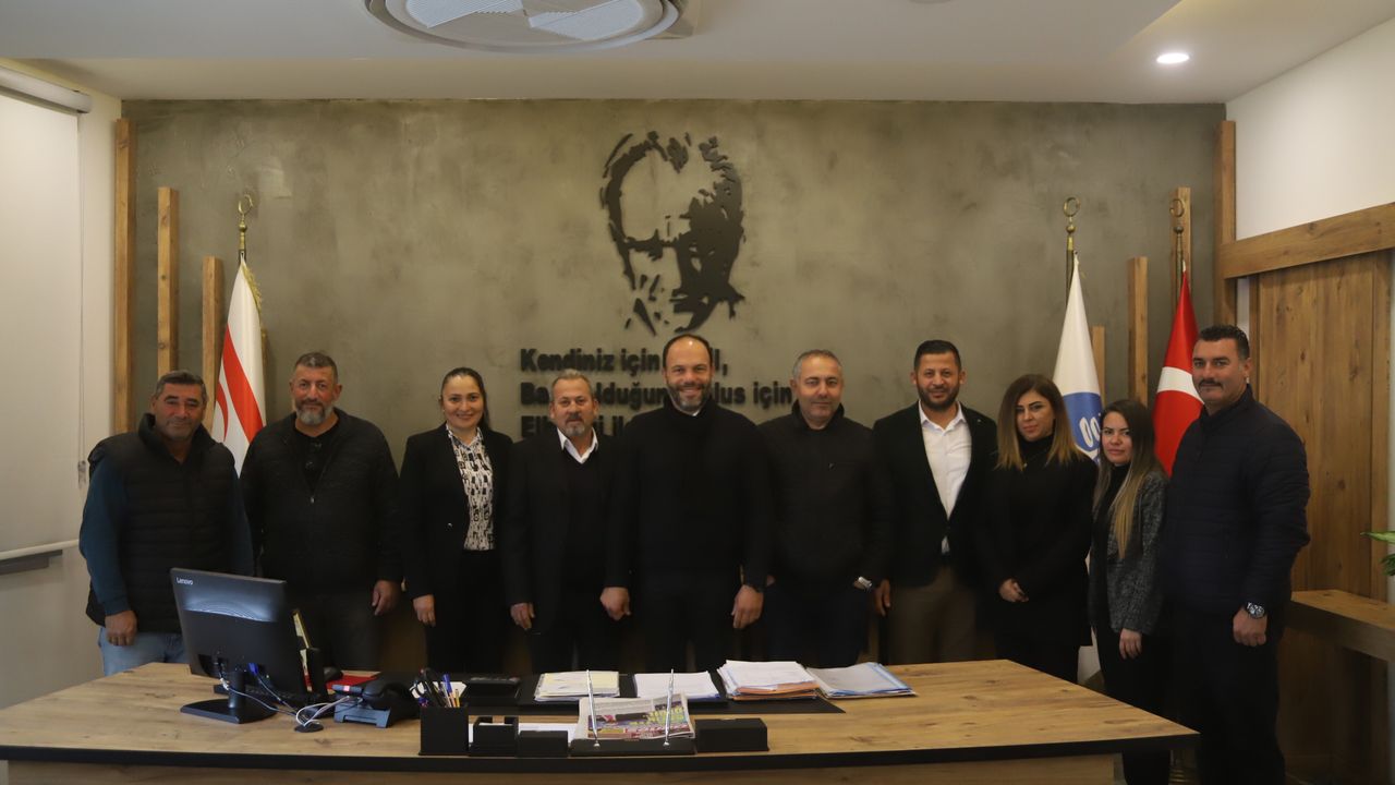 UBP İskele İlçe Yönetimi Başkan Sadıkoğlu’nu ziyaret etti