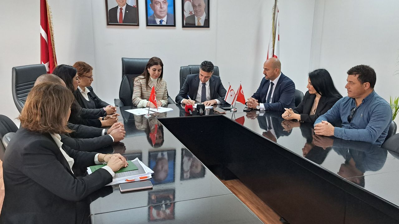Sağlık Bakanlığı ile Gönyeli-Alayköy Belediyesi arasında sağlık merkezi oluşturulması için protokol imzalandı