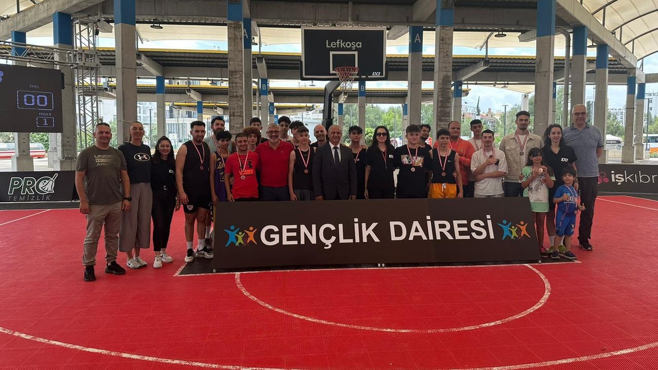 Merkez Lefkoşa’da 3x3 Genç Fest Basketbol etkinliği yapıldı