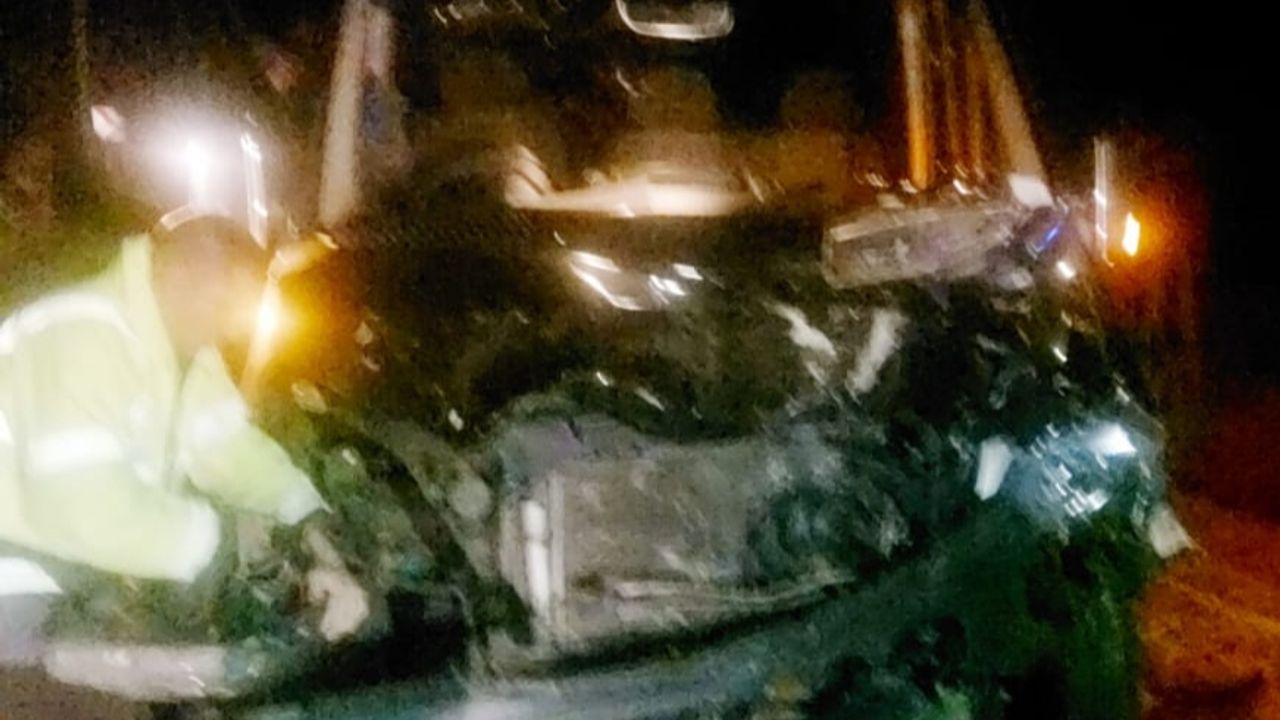 Girne-Değirmenlik dağ yolunda trafik kazası.. 1 kişi hayatını kaybetti