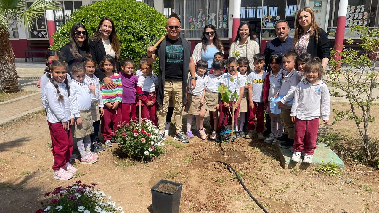 İpek Koza Günleri 6-7 Mayıs’ta… Girne bölgesindeki okullarda ipek böceğini anlattılar