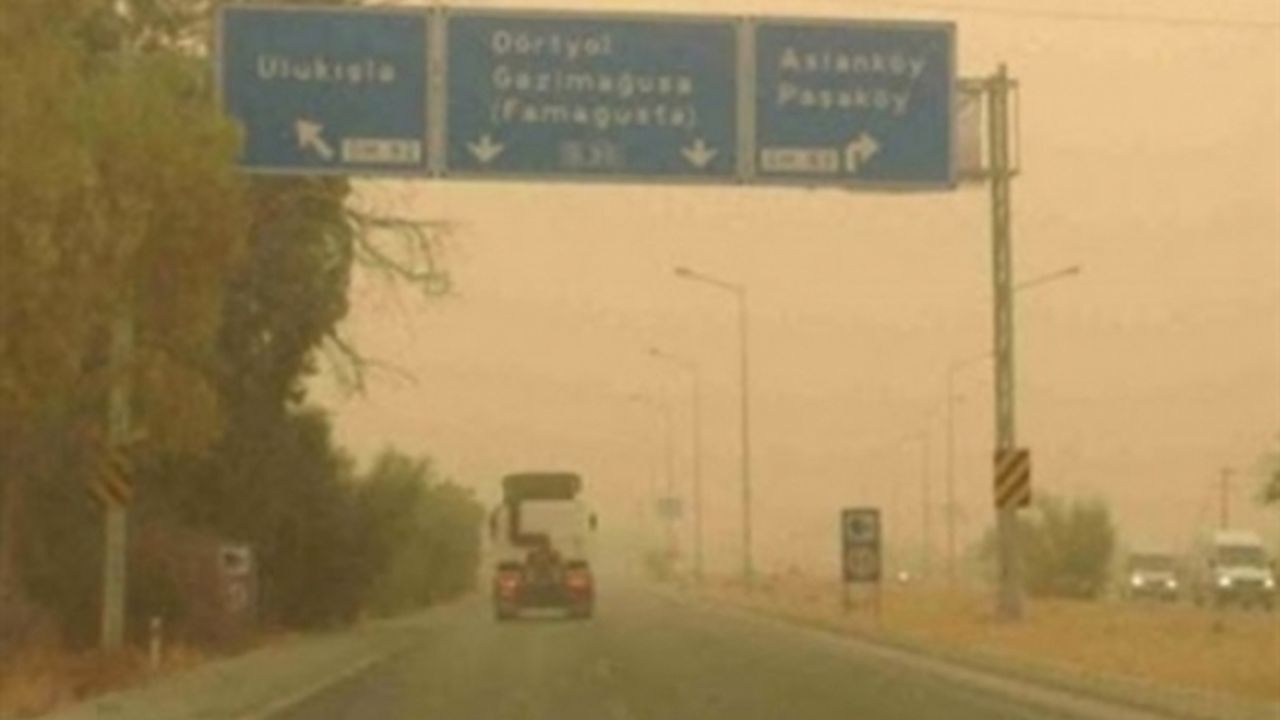 Kuzey Afrika üzerinden taşınan toz zerrecikleri bölgede etkili olacak