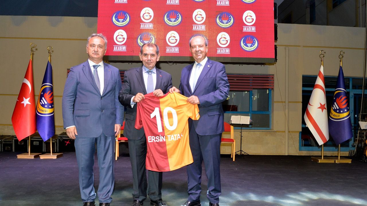 Cumhurbaşkanı Tatar, Galatasaray Spor Kulübü’nün Spor Okulları’nın açılış törenine katıldı