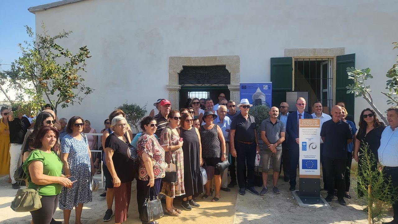 Larnaka’daki Vuda Caminin koruma çalışmaları tamamlandı
