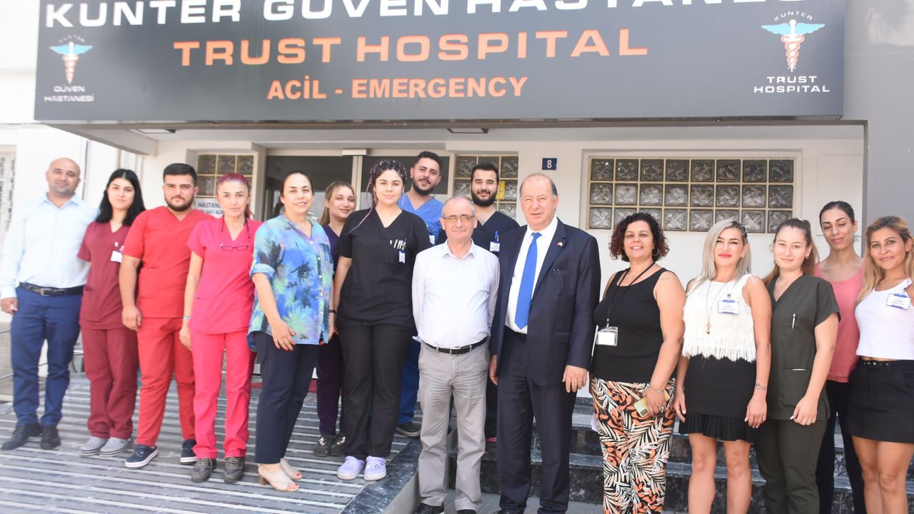 Sağlık Bakanı Dinçyürek, Gazimağusa’daki bazı özel hastaneleri ziyaret etti