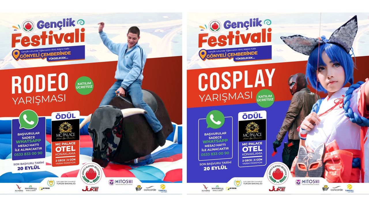 Gönyeli-Alayköy Gençlik Festivali bu yıl 22-23 Eylül’de yapılacak