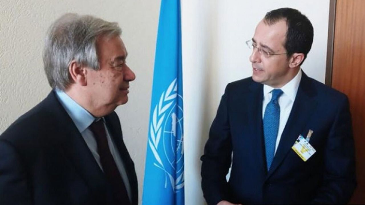 Nikos Hristodulidis’in BM Genel Sekreteri ile görüşmesi 22 Eylül’de