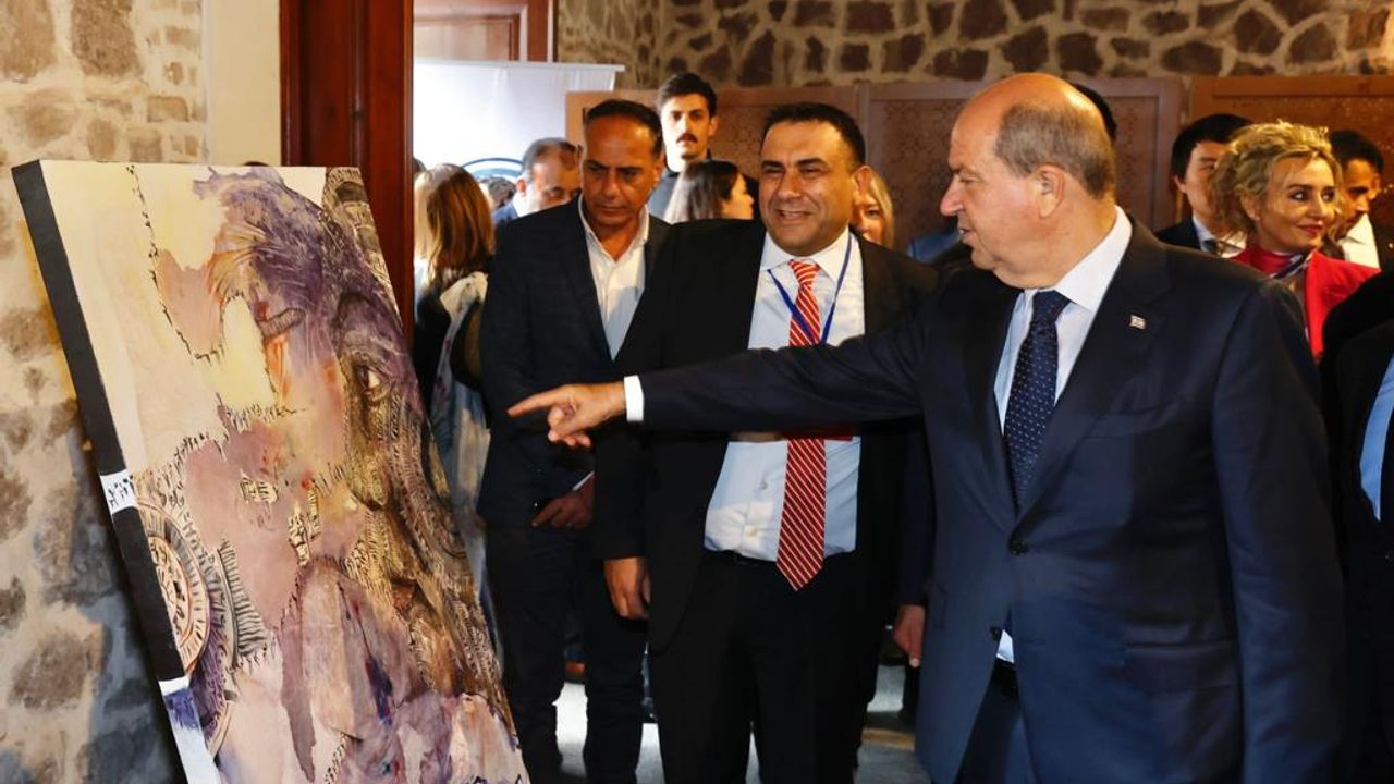 Cumhurbaşkanı Tatar, Ankara’da “KKTC’nin Ressamları Çalıştayı ve Sergisi” açılışını yaptı