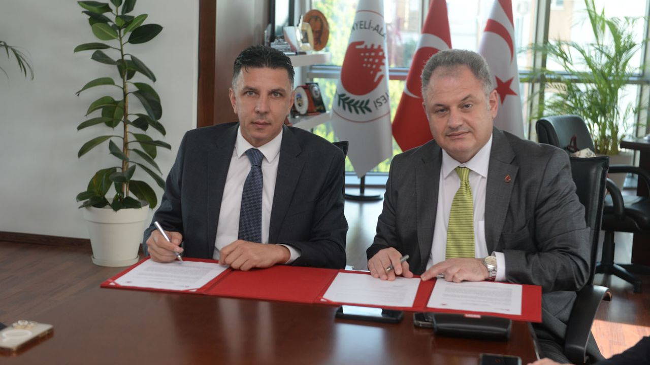 Gönyeli-Alayköy Belediyesi ile Uluslararası Kıbrıs Üniversitesi arasında işbirliği protokolü imzalandı