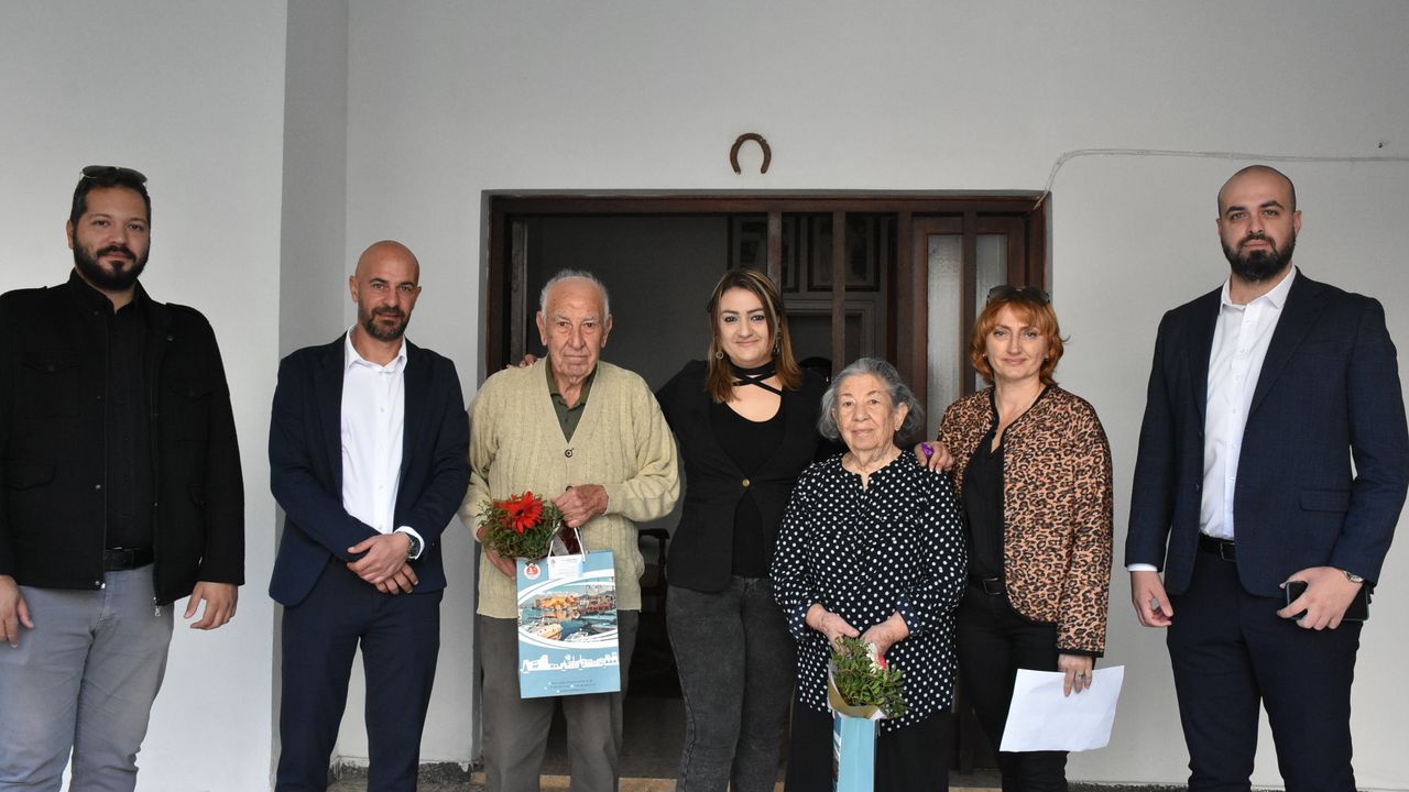 Girne Belediyesi’nden emekli öğretmenlere ziyaret…