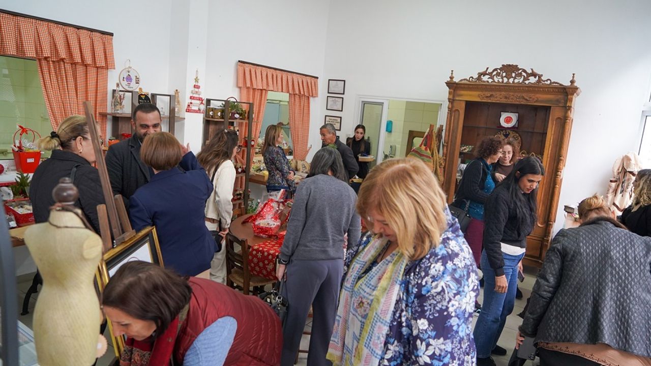 Emekçi Kadınlar Kooperatifi’nin Girne’deki satış ve üretim noktası açıldı