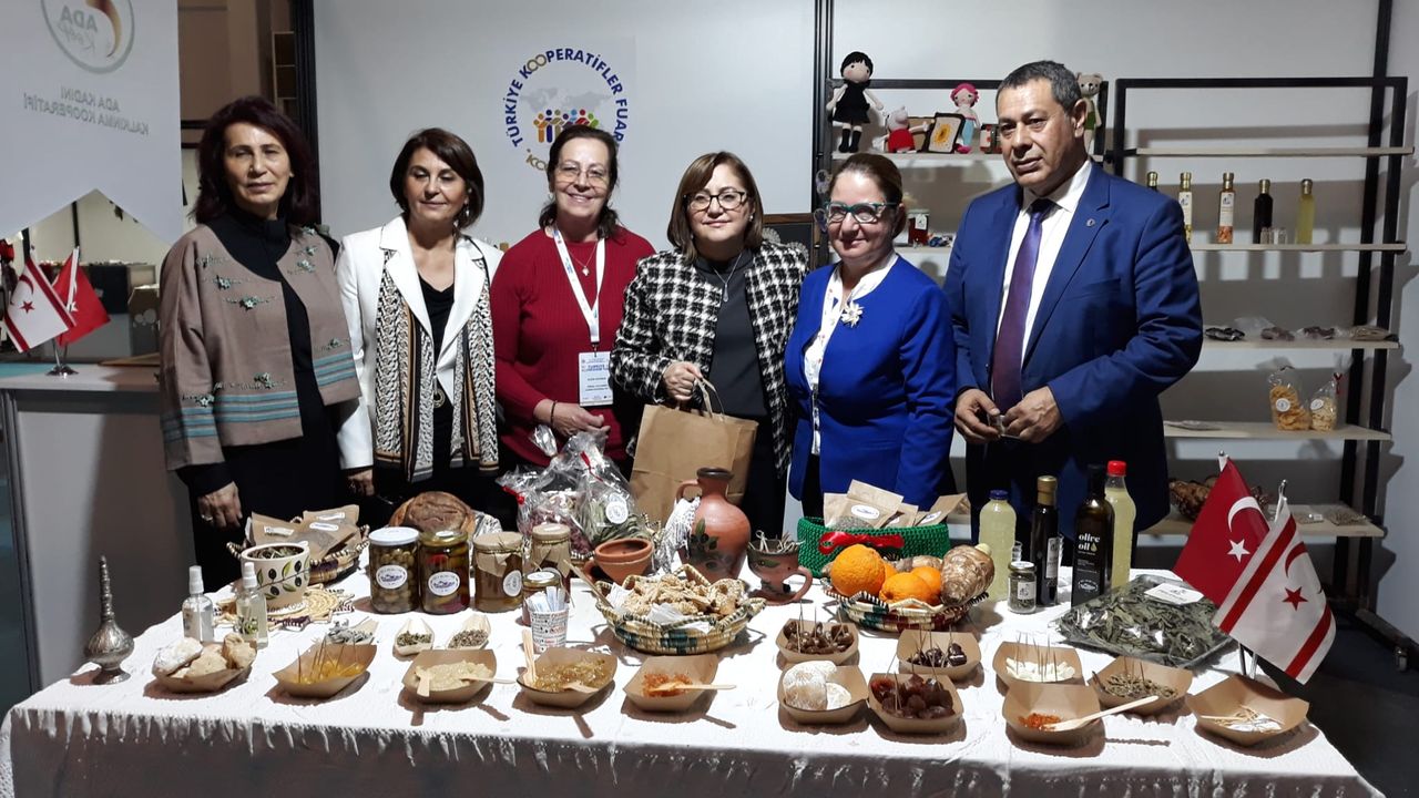 Kadın kooperatifleri Gaziantep'teki 5. Kooperatifçilik Fuarı'nda KKTC’yi temsil etti