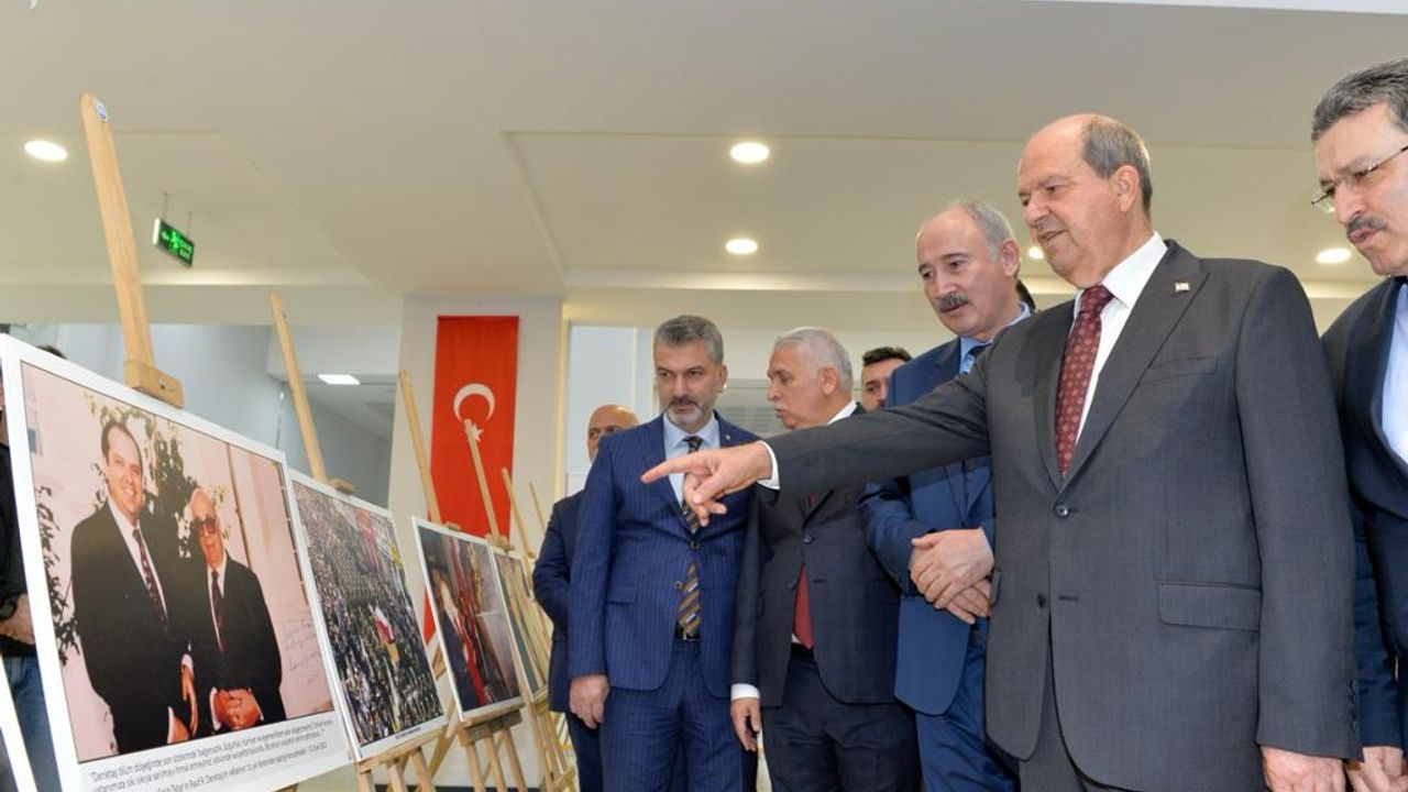 Cumhurbaşkanı Tatar, Rauf Raif Denktaş Fotoğraf Sergisi’nin açılışını yaptı