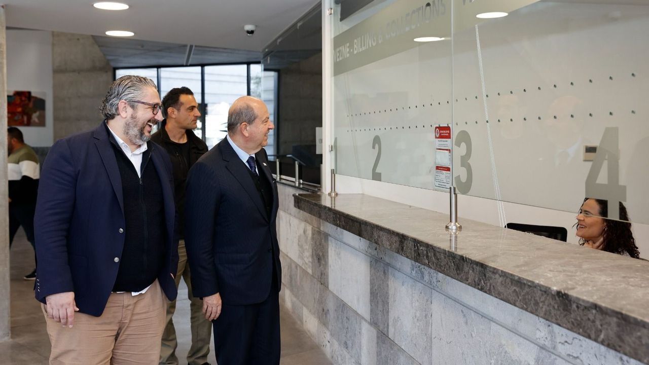 Cumhurbaşkanı Tatar, Girne Belediyesi’ni ziyaret etti