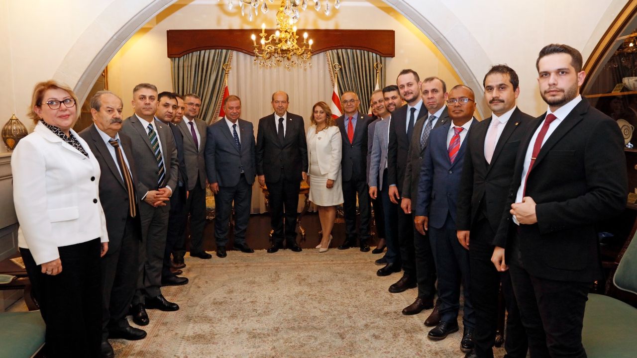 Cumhurbaşkanı Tatar Isparta Ticaret ve Sanayi Odası’nı kabul etti