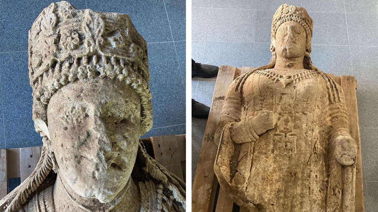 Ulukışla'da ele geçirilen heykelin "tanrıça" olduğu tespit edildi