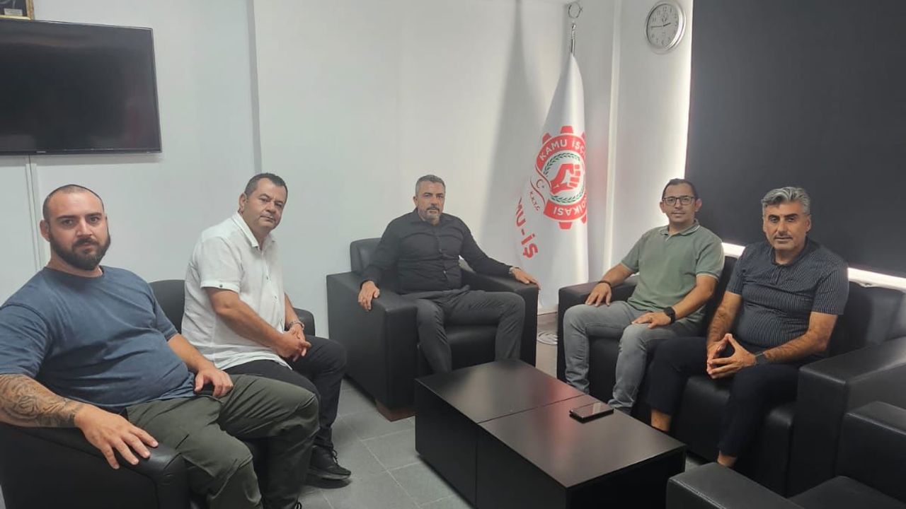 Tel-Sen yetkilileri Kamu-İş’i ziyaret etti
