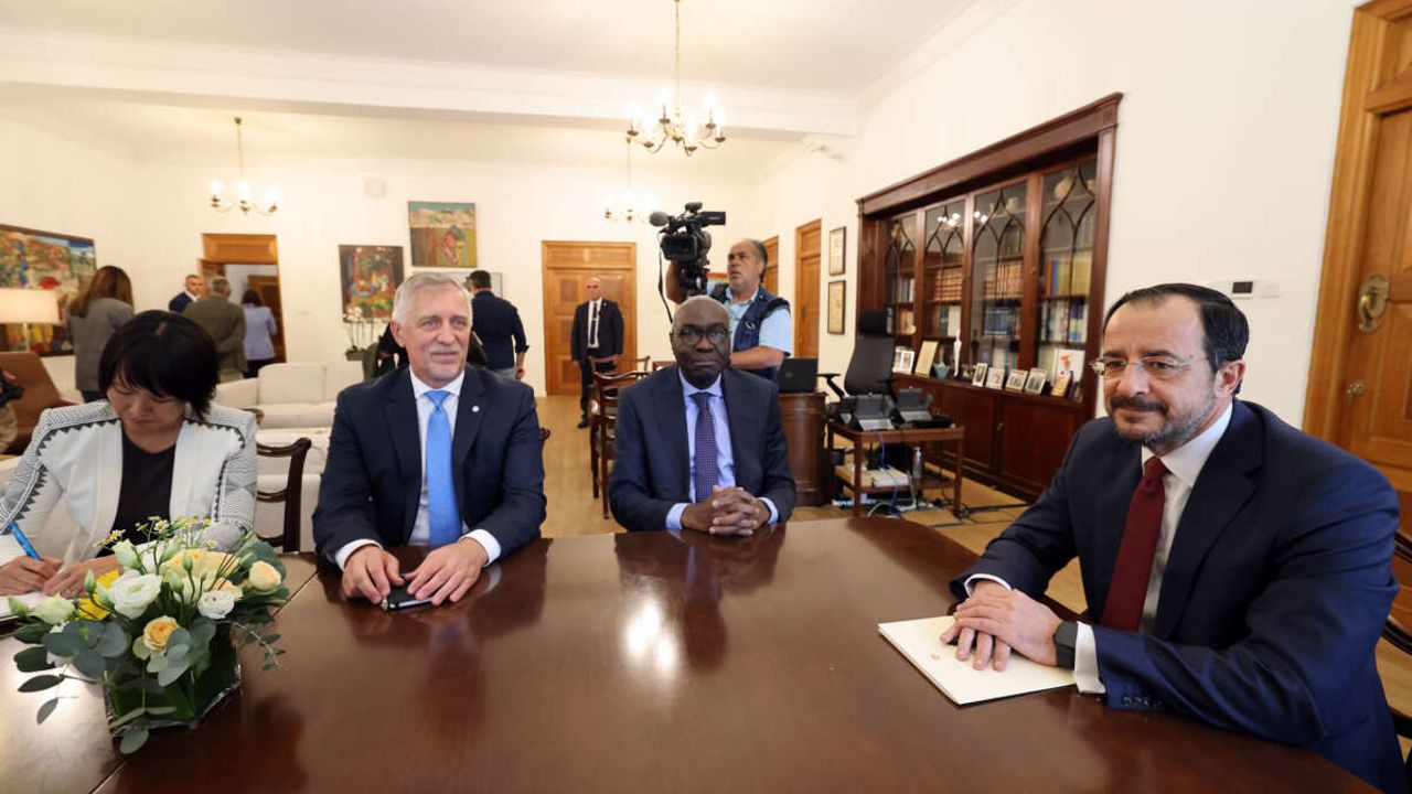 BM Genel Sekreteri'nin Kıbrıs Özel Temsilcisi Hristodulidis ile görüştü