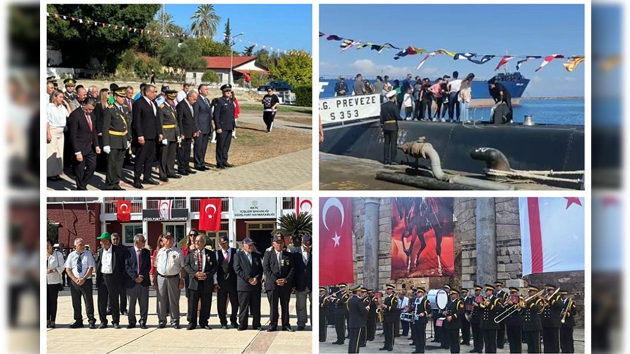 29 Ekim Cumhuriyet Bayramı törenlerle kutlanıyor