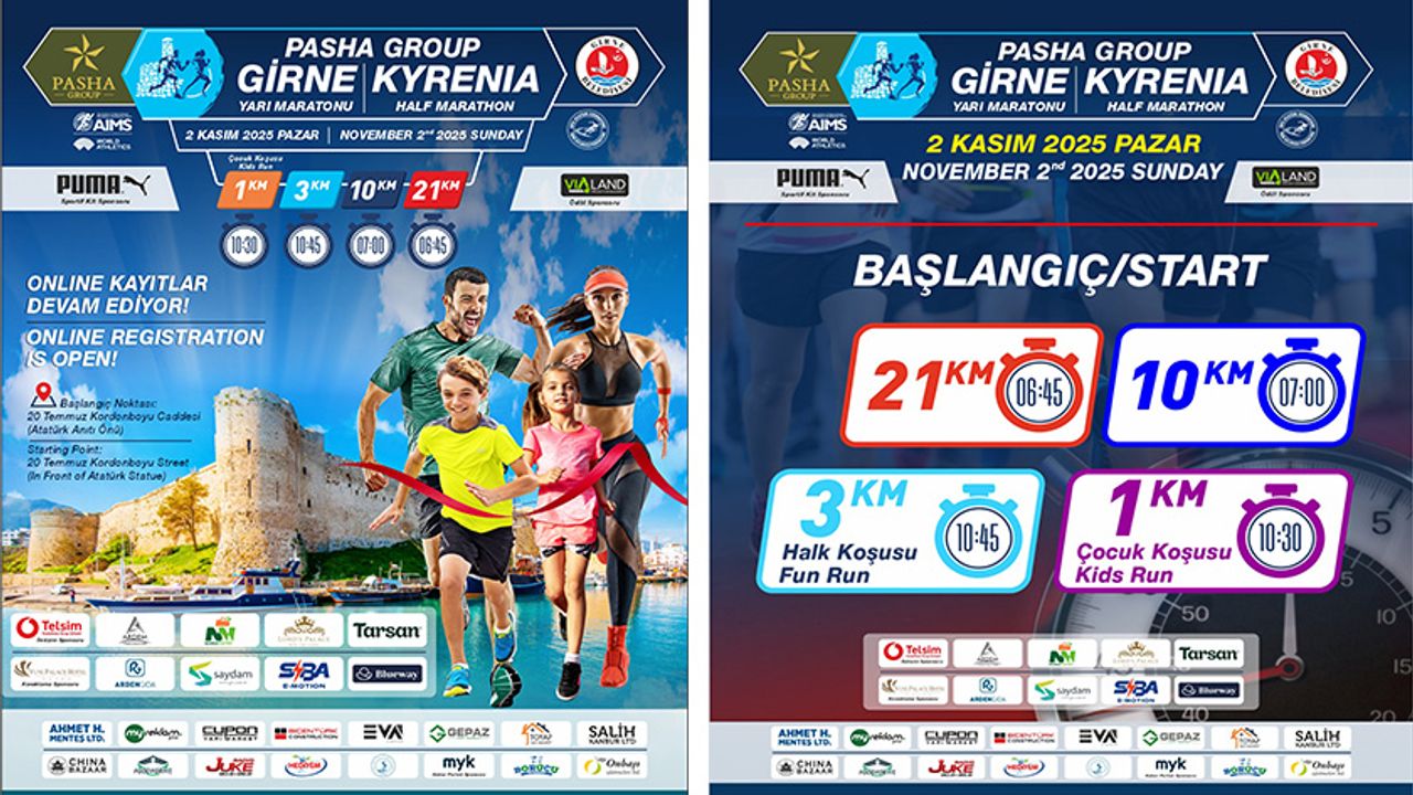 Girne’de maraton ve baklava festivali yapılacak