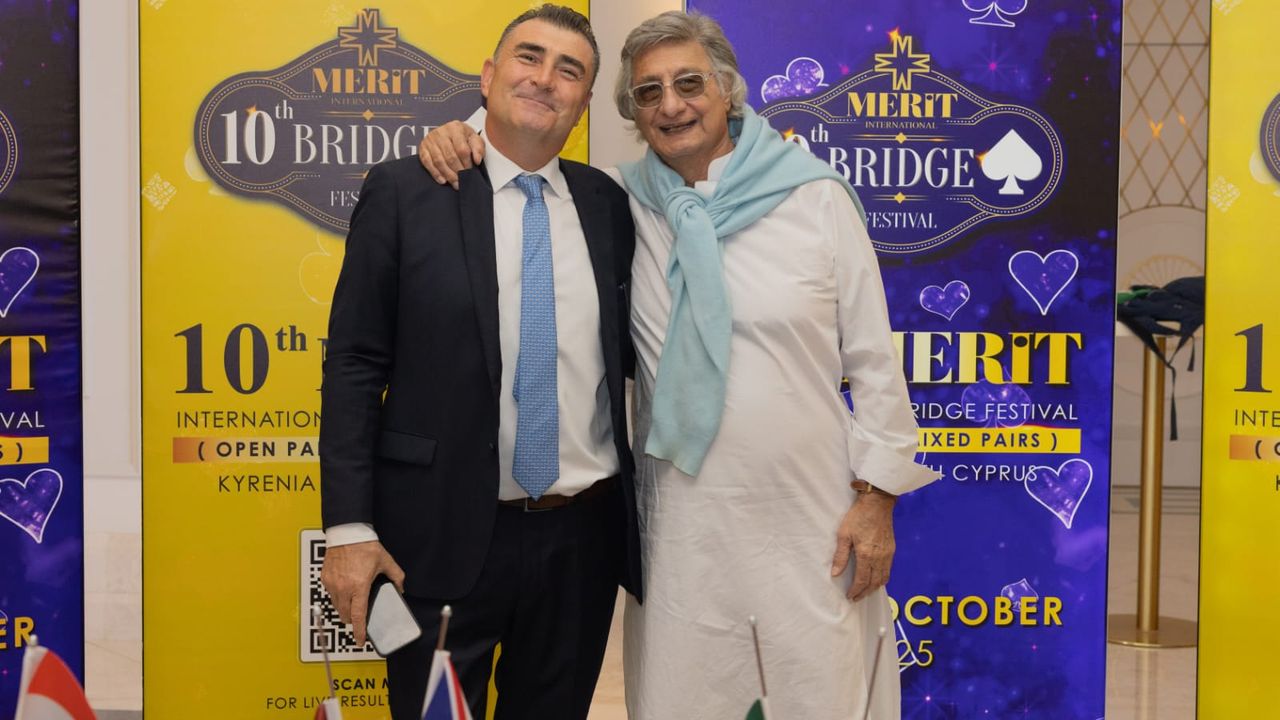 Kuzey Kıbrıs Türk Cumhuriyeti, bu yıl onuncusu düzenlenen Merit Briç Festivali ile uluslararası briç sahnesinde bir kez