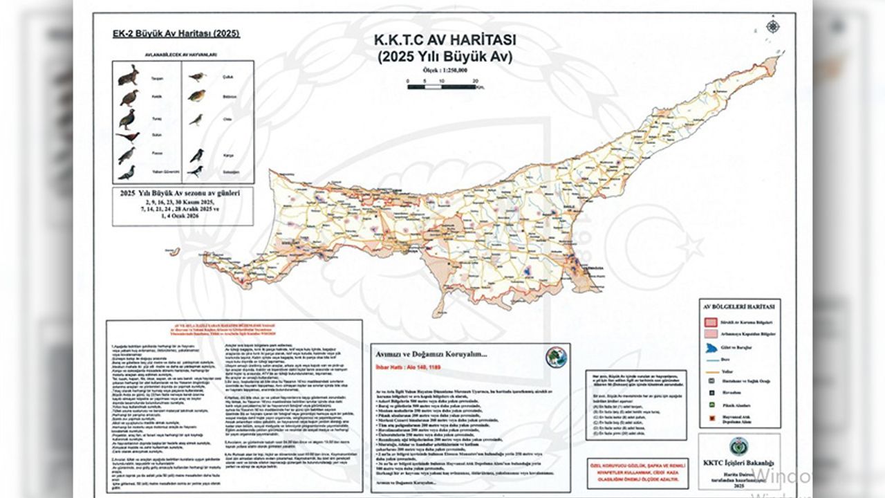 Büyük Av sezonu pazar günü başlıyor...