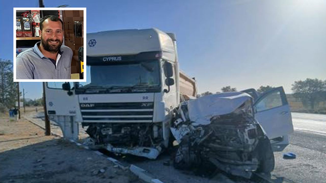 İskele-Ercan ana yolundaki trafik kazasında Raşit Tekin hayatını kaybetti