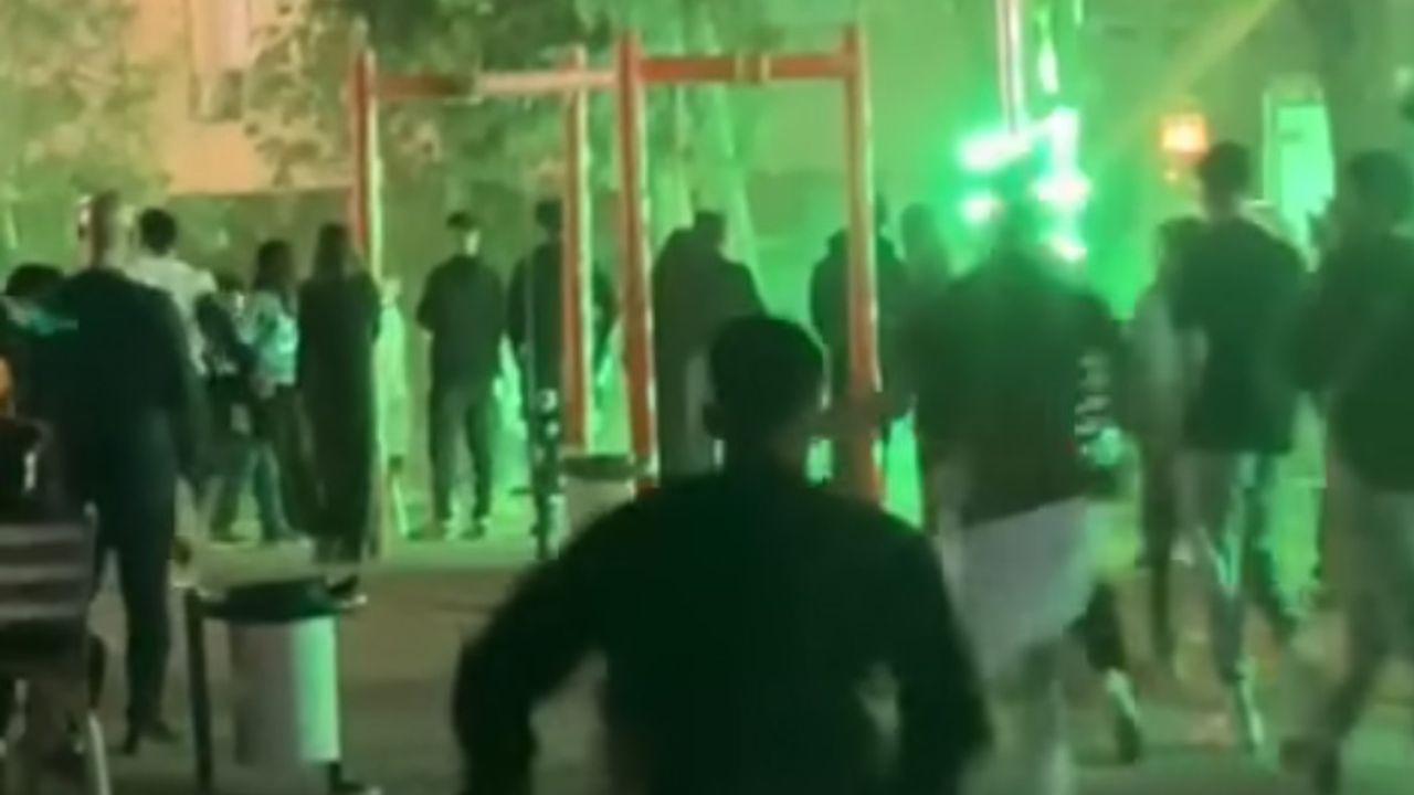 Kumsal Park’ta Cadılar Bayramı Kutlamasında Arbede Çıktı