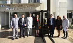 Dr. Burhan Nalbantoğlu Devlet Hastanesi’ne forklift bağışlandı