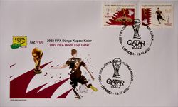 Posta Dairesi'nin “2022 FIFA Dünya Kupası” konulu pul serisi yarın satışta