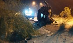 Ercan Havalimanı yolunda kaza… 2 kişi ağır yaralı