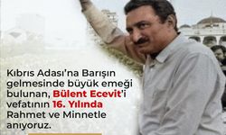 Cumhurbaşkanı Tatar Ecevit’i andı