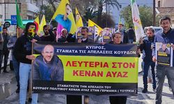 Güney Kıbrıs’taki Kürtlerden Kenan Ayaz için protesto gösterileri