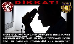 PGM, telefon dolandırıcılığına karşı uyardı